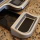 It’s super easy to clean. Rinse the gunk out of the tray and wipe the plates down with a sponge. Done.